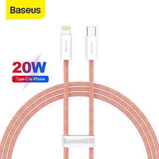 Baseus Dynamic Series Fast Charging 20W Data Cable USB-C to Lightning 1m 2m Garansi Resmi