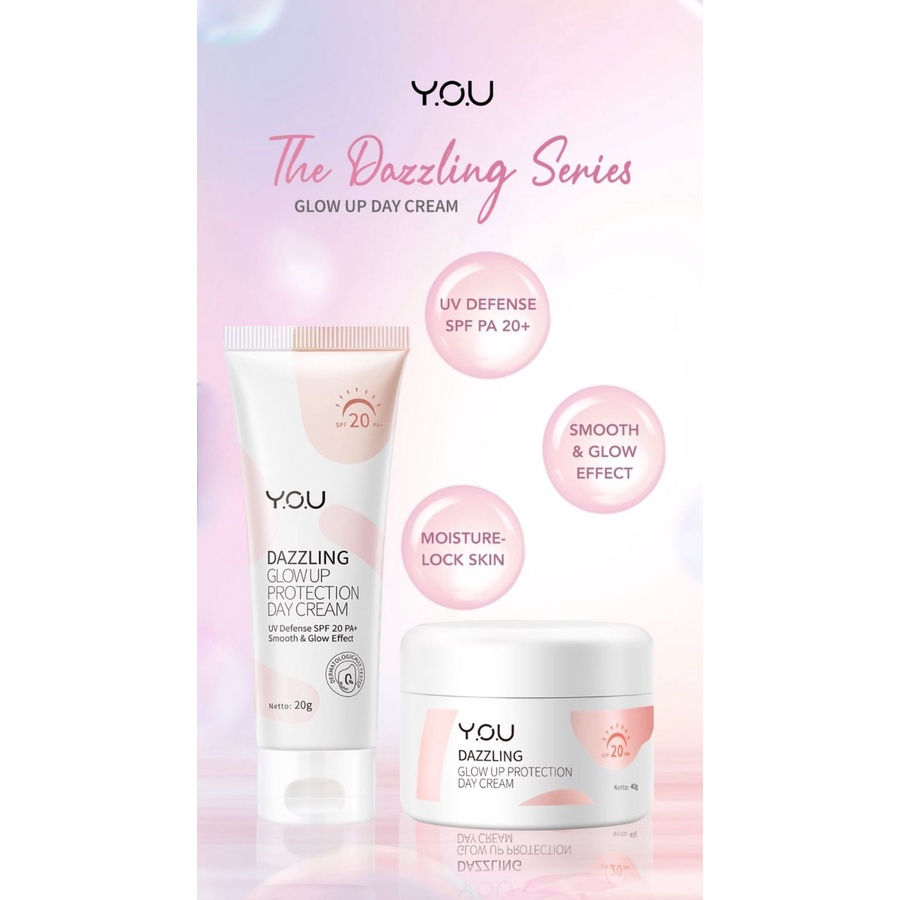 PAKET SKINCARE YOU THE DAZZLING GLOW UP SERIES Y.O.U