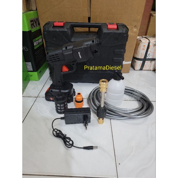 Steam jet cleaner  cuci motor mobil  cas cordless  AC Baterai