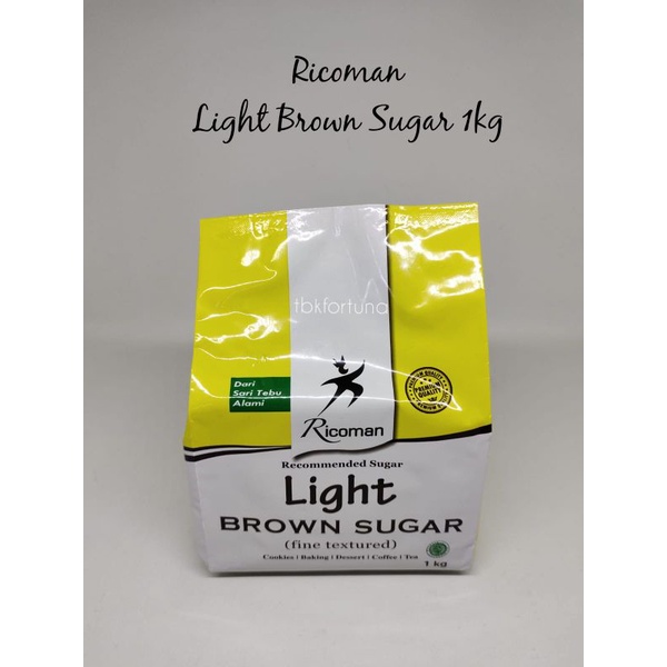 

Ricoman Light Brown Sugar 1kg