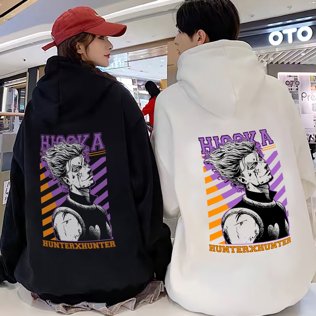 Promo Cod Hoodie Pria Hunter x Hunter Hisoka Joker Bisa Couple Pria Wanita Wear Sweatshirt Loose Oversize Trendy Jacket Hoodie Korean Style Anime