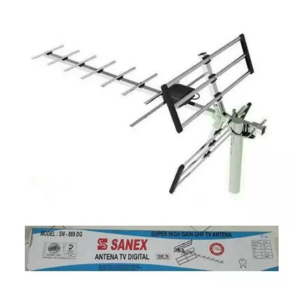 Antena TV Digital Sanex SN 889 DG / SN-889 DG FREE KABEL 10METER Antena TV Digital Sanex Outdoor