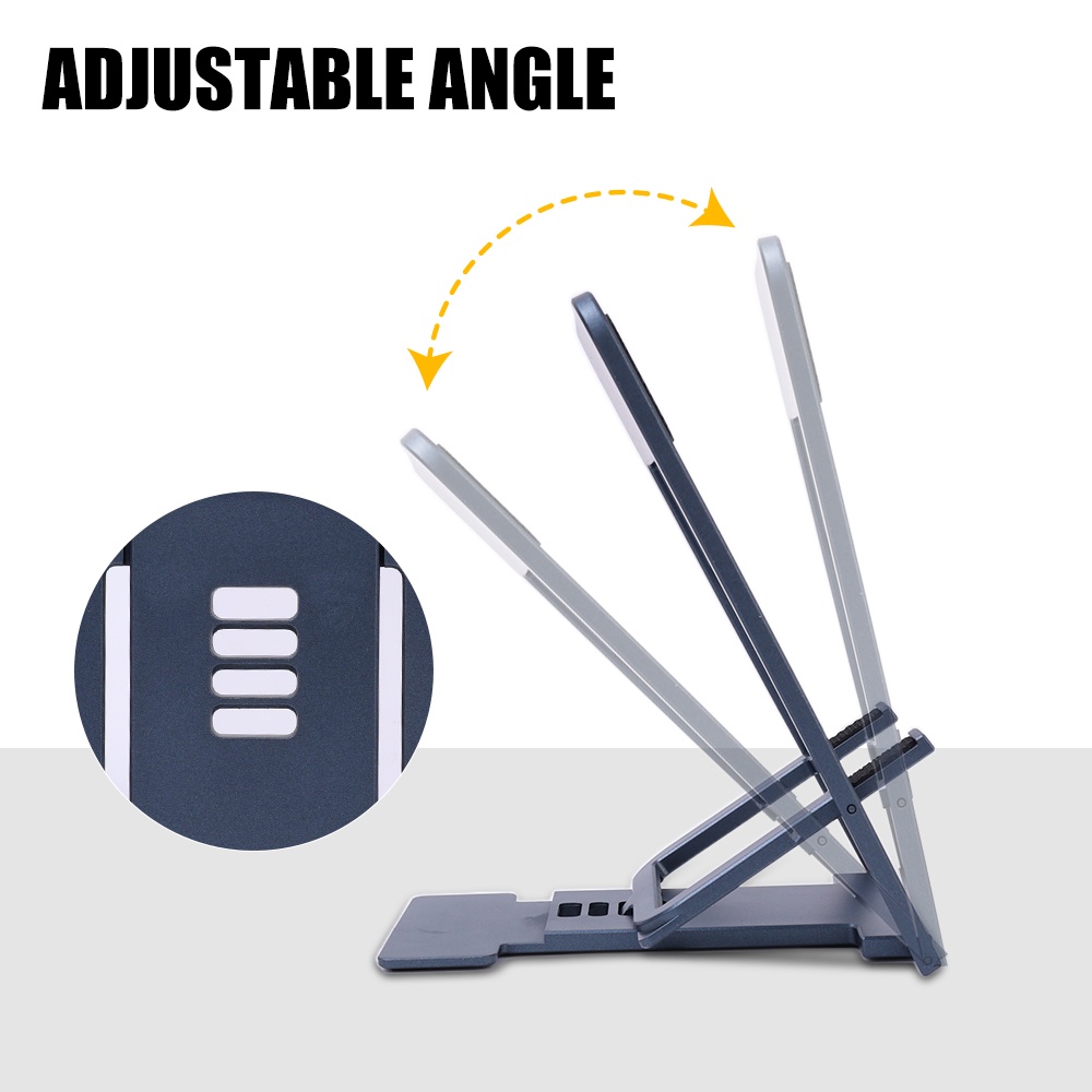 Stand Holder Handphone Lipat Adjustable Anti slip Untuk Meja