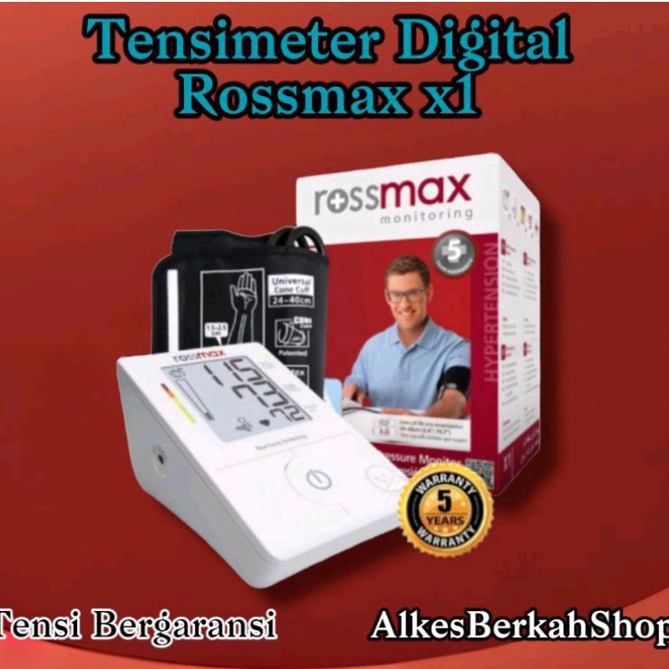 Tensimeter Digital Rossmax X1 Bergaransi/Alat Ukur Tekanan Darah