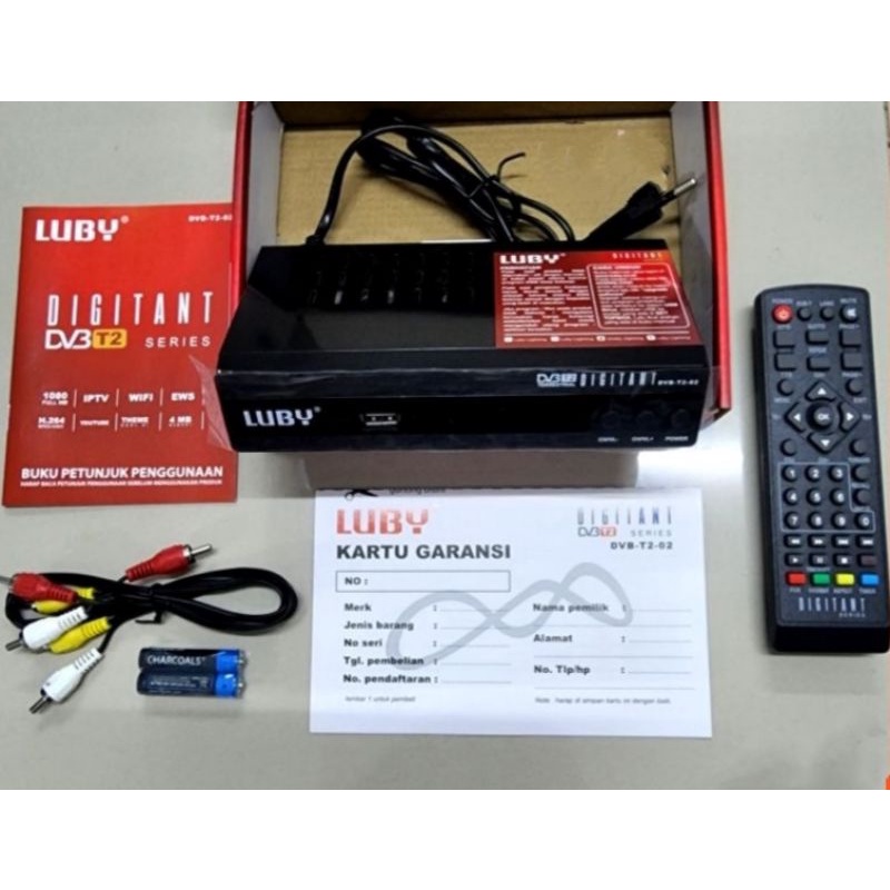 Set Top Box Luby  DVB T2 Siaran Digital