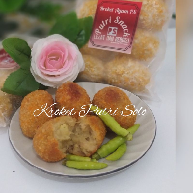 Kroket mentah/Frozen Putri Snack perpack isi 8 PCS SNACK KHAS SOLO OLEH OLEH SOLO