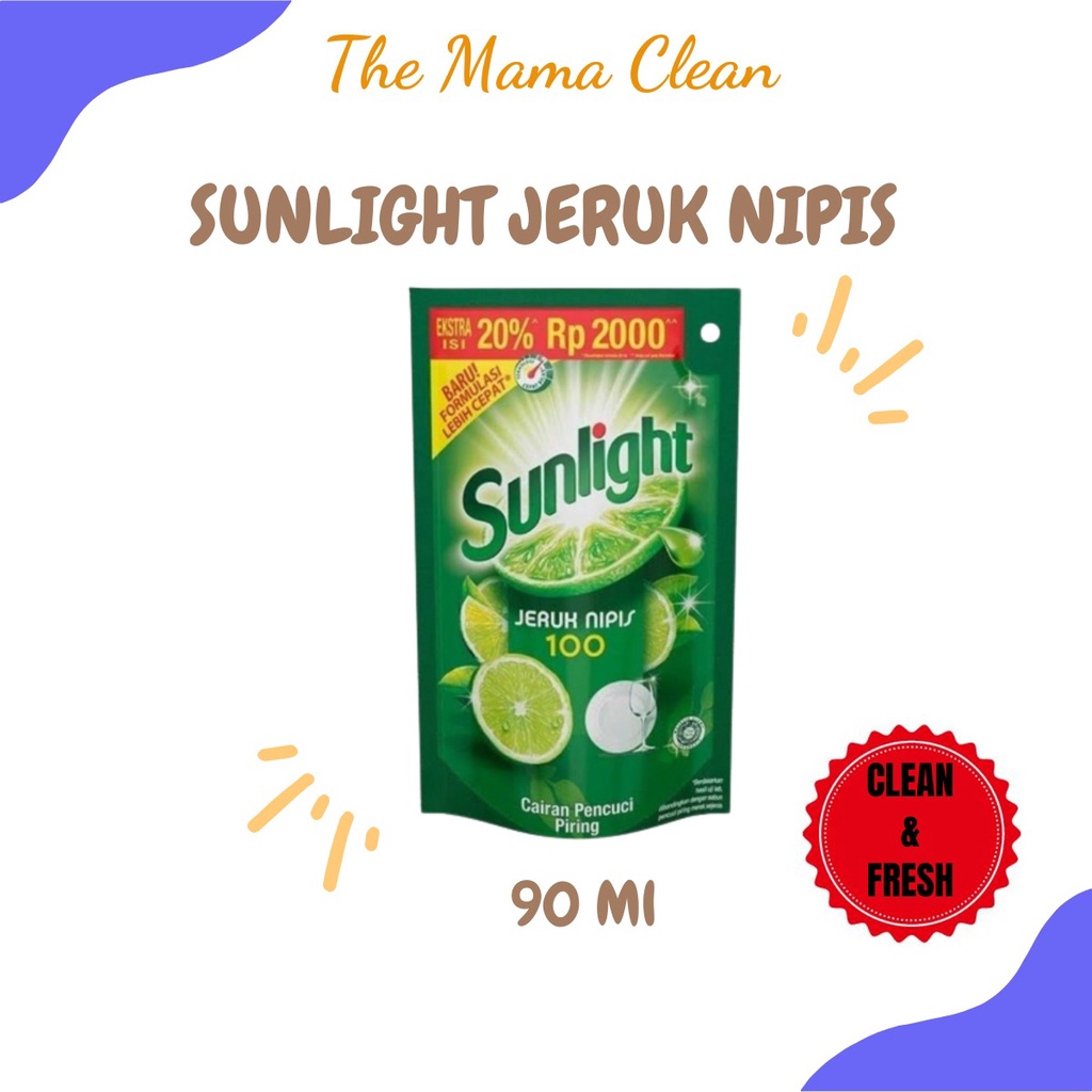 SABUN CUCI PIRING SUNLIGHT NETTO : 90ML