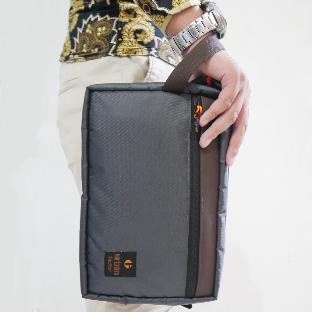 Clutch Bag urban factor - Elevuka Hand Bag Pouch Multifungsi pria wanita