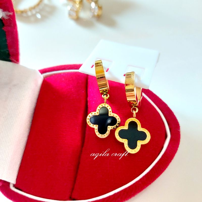 GIWANG DAN ANTING TITANIUM ANTI KARAT PREMIUM/ANTING TUSUK
