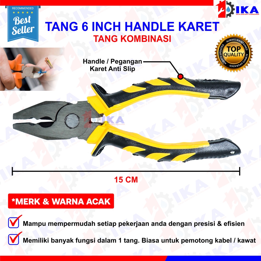 TANG KOMBINASI 3 TIpe 8 inch/Tang anti karat berkualitas awet/Tang serbaguna  Tang Kombinasi 8inch Serbaguna / Tang Variasi / Tang Murah