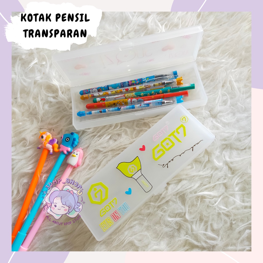 Pencase Pensilcase Pencilcase Kotak Pensil Kpop Izone Exo Blackpink X1 twice got7 got 7