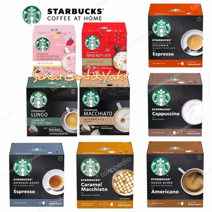 

NESCAFE DOLCE GUSTO NDG STARBUCKS COFFEE CAPSULE