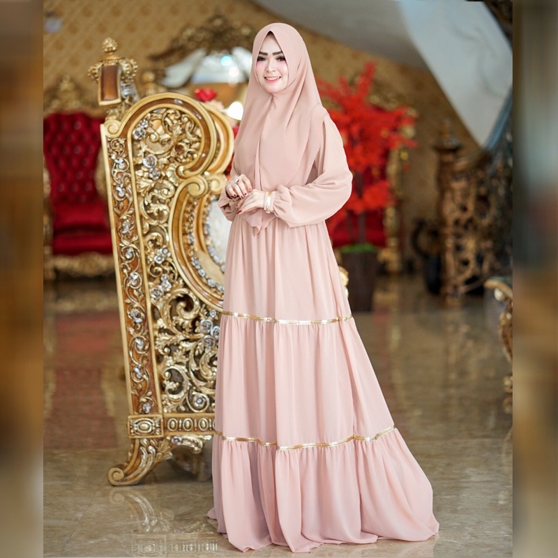 gamis EMERALD DRESS ori FAZZA BOUTIQUE