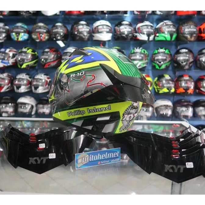 Spoiler Helm Kyt R10 Racing Look