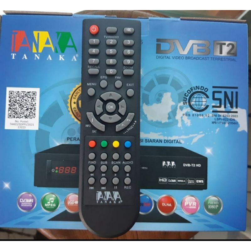 REMOT REMOTE STB DVB T2 TANAKA HD