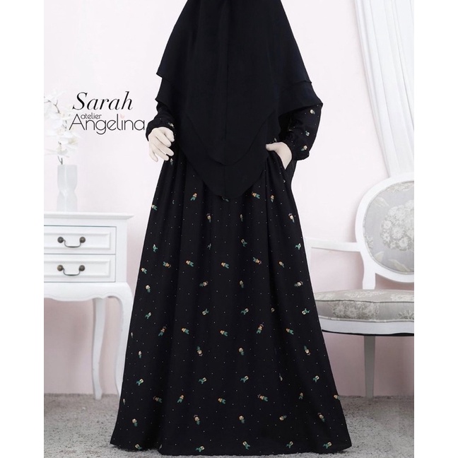 nwt sarah dress cactus black atelier angelina size s