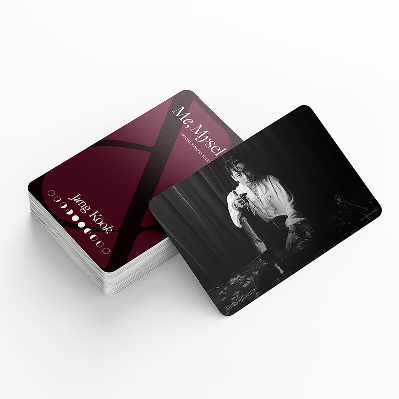 55pcs / Kotak Kartu Foto LOMO BTS JUNGKOOK 2022