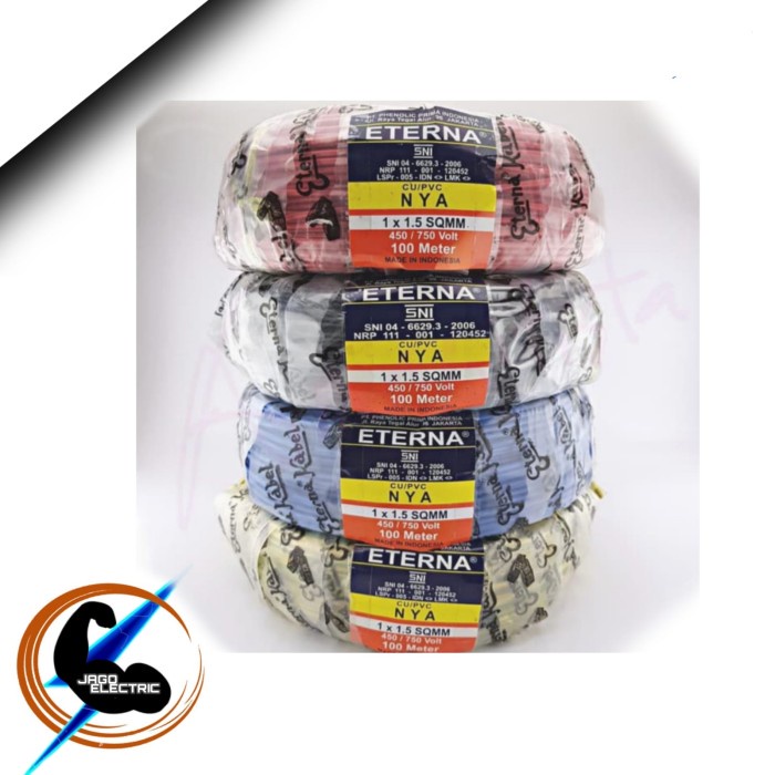 Kabel Eterna Tunggal Nya 1.5 @50M Cod