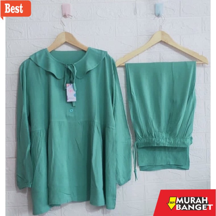 baju setelan wanita kekinian 2022 ONE SET RAYON CRINKLE SETELAN // SETELAN RAYON CRINKLE // DRESS RA