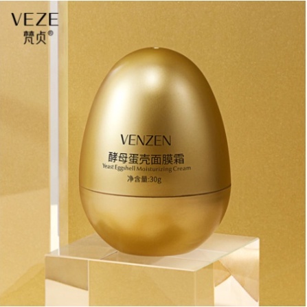 [BPOM ]  -  Veze Masker Telur Krim Yeast Eggshell Moisturizing Cream LS