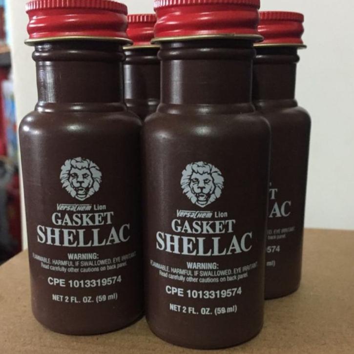 

READY Lem Gasket Shellac Compound Versachem Lion 59ml ♕ 870