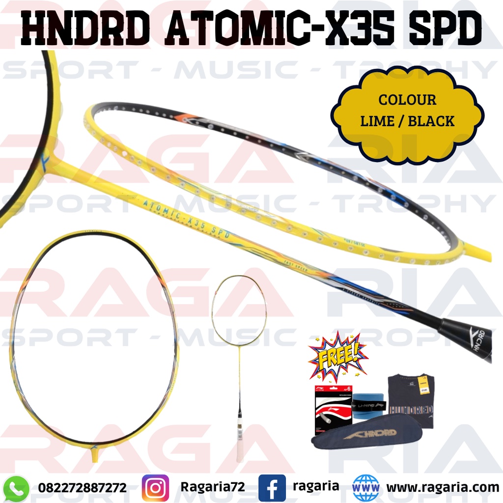 Raket Badminton HUNDRED HNDRD Atomic-X 35 SPD