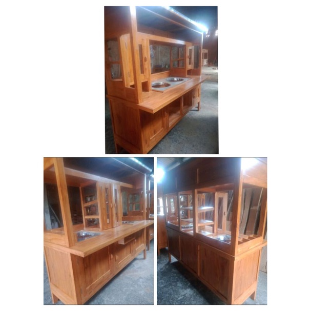 gerobak 2 tungku mie ayam dan bakso