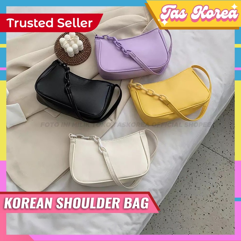 Tas Kekinian Wanita Selempang Bahu Import Korea Kecil Elegan Viral terbaru 2022 Wanita TASKOREA 011