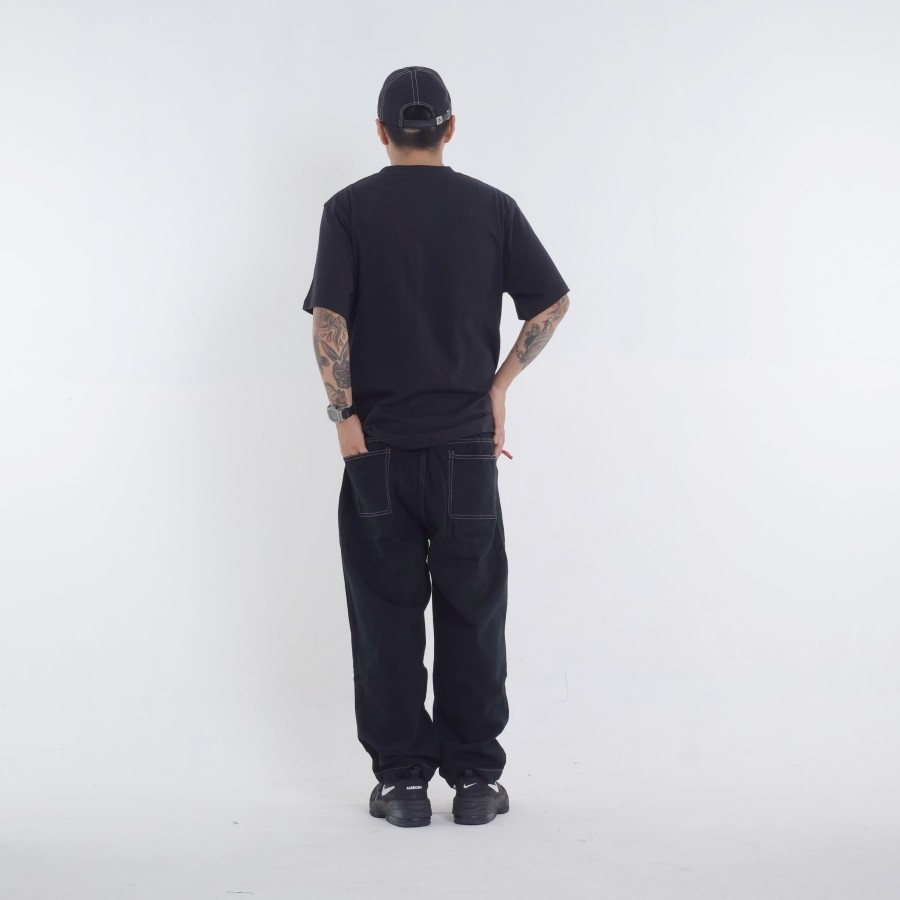 Superego Baggy Pants by Isser James Black