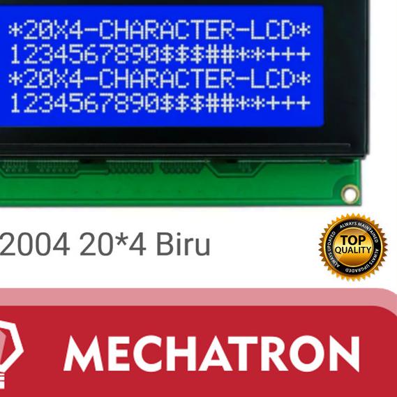 LCD2004 20X4 LCD 2004A LCD 2004 LCD Module 5V Biru Blue Backlight