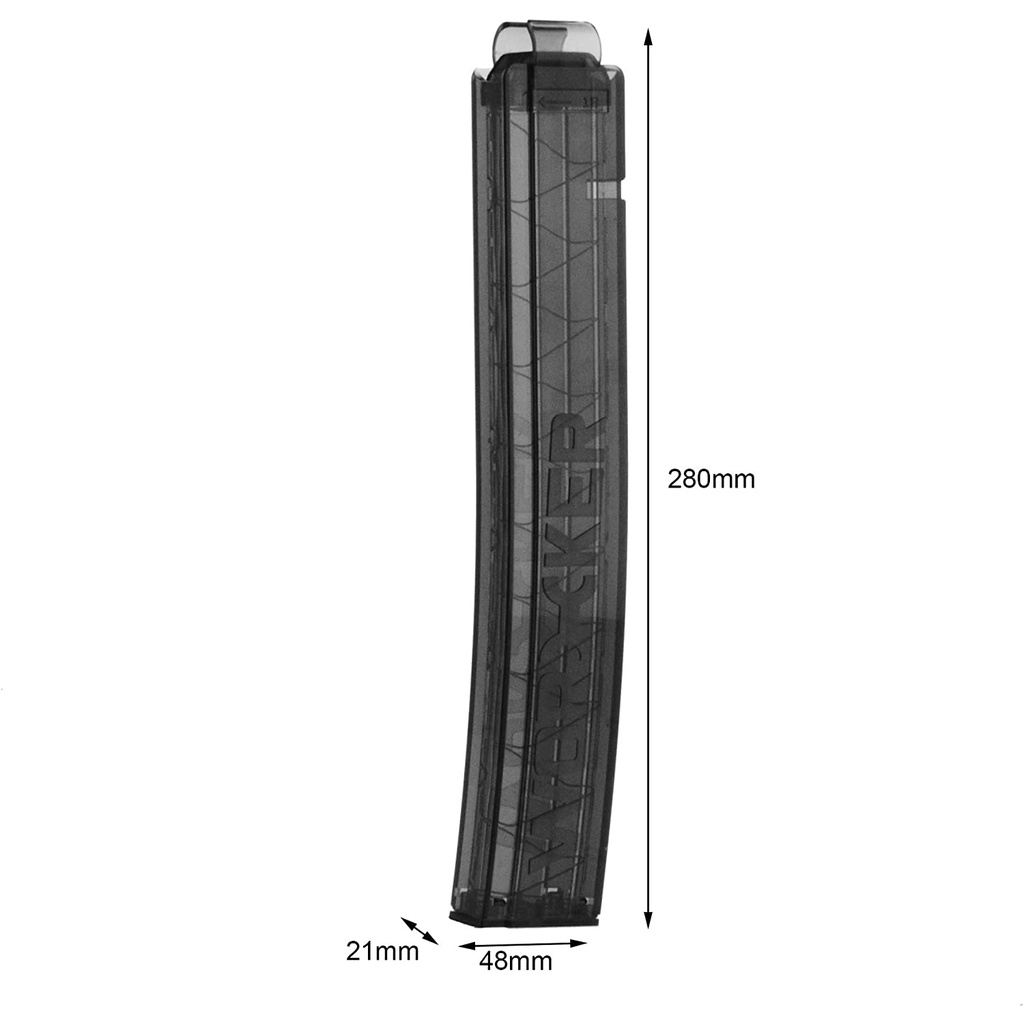 Worker Curved Talon Mag Magazine 18 DART BUSA - Not NERF mainan