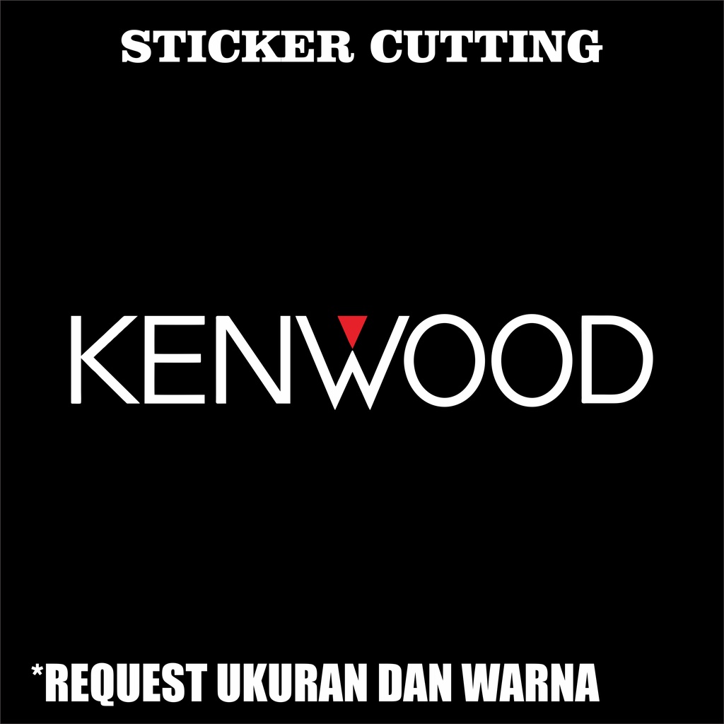 Stiker Sticker Kenwood