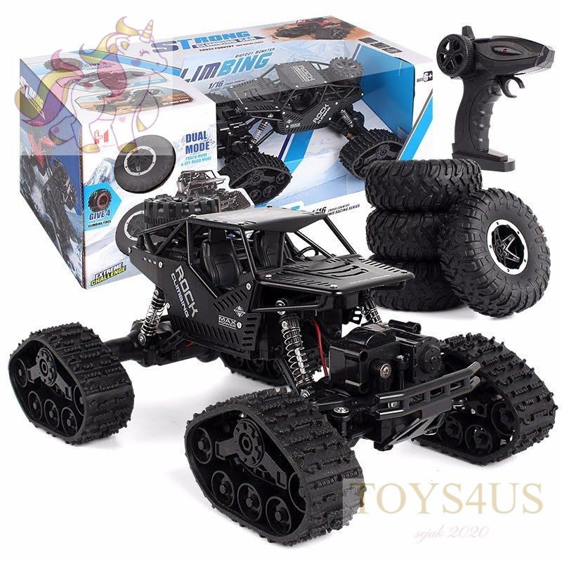 Toys4Us - RC mobil truck offroad ban Tank dan ban offroad bahan alloy metal