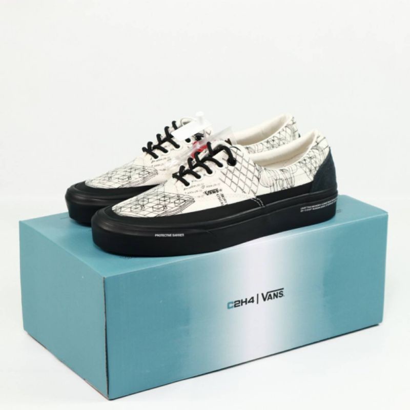 Vans Era x C2H4 Virtual Reality White Black