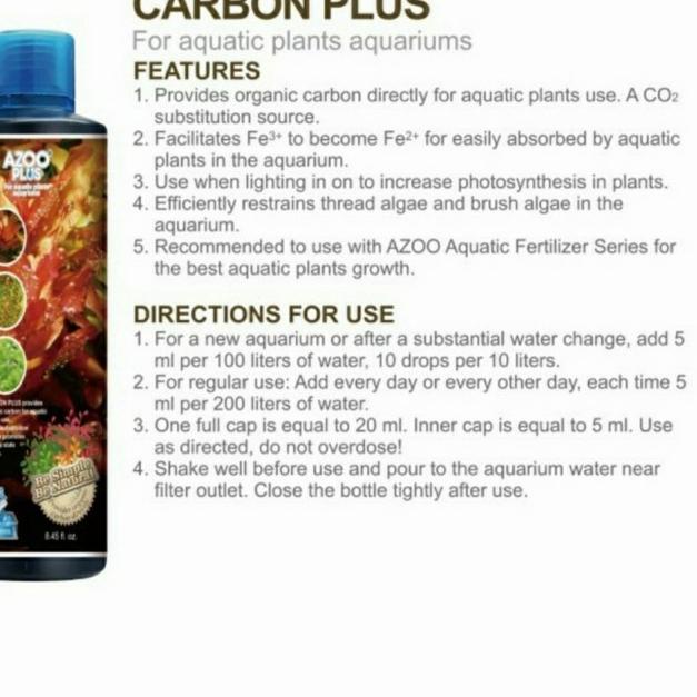 Azoo carbon plus Aquascape