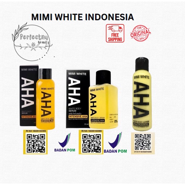 Aha mimi white Original thailand 100% ada barcode