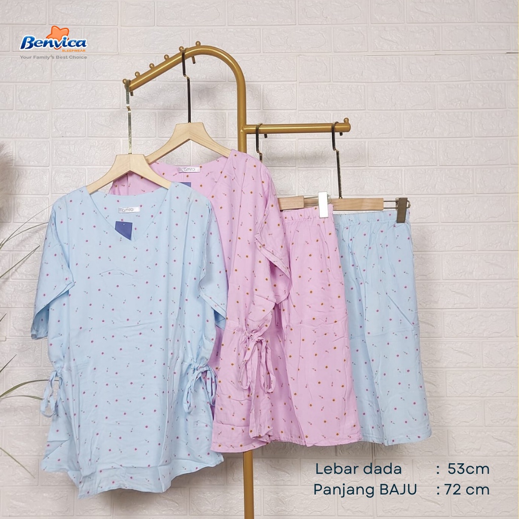 BAJU TIDUR SETELAN ALL SIZE RAYON AMRO ADEM BANYAK MOTIF