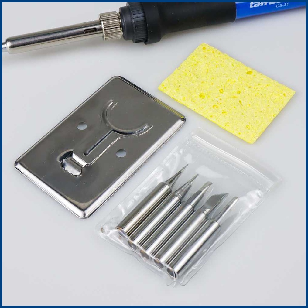 Solder Listrik 60 Watt Set Suhu Dapat Diatur - Taffware CS31