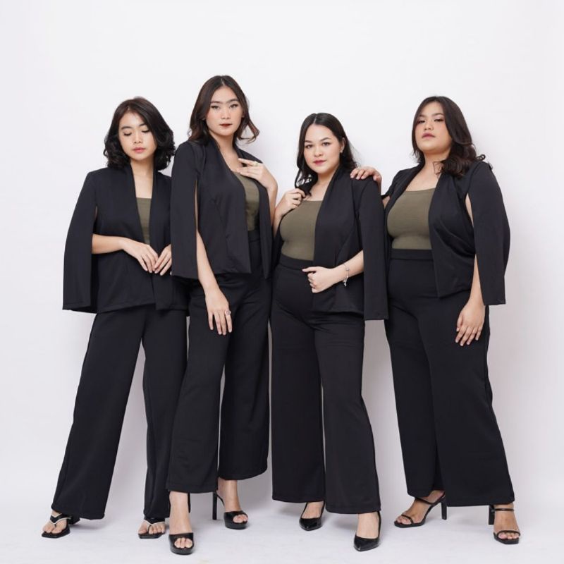 blazer wanita korea / blazer kerja wanita / blazer wanita putih hitam / blazer kantoran