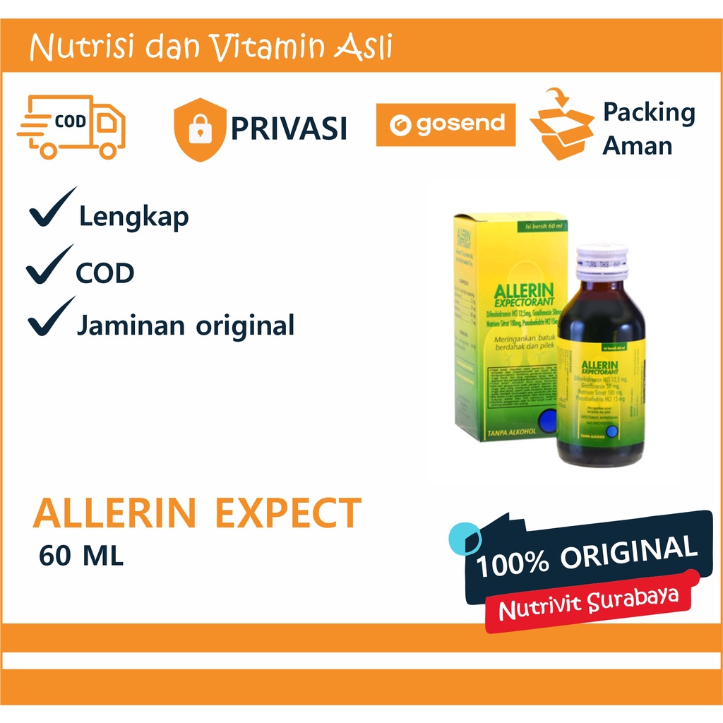 ALLERIN EXPECTORAN SYR 60ML