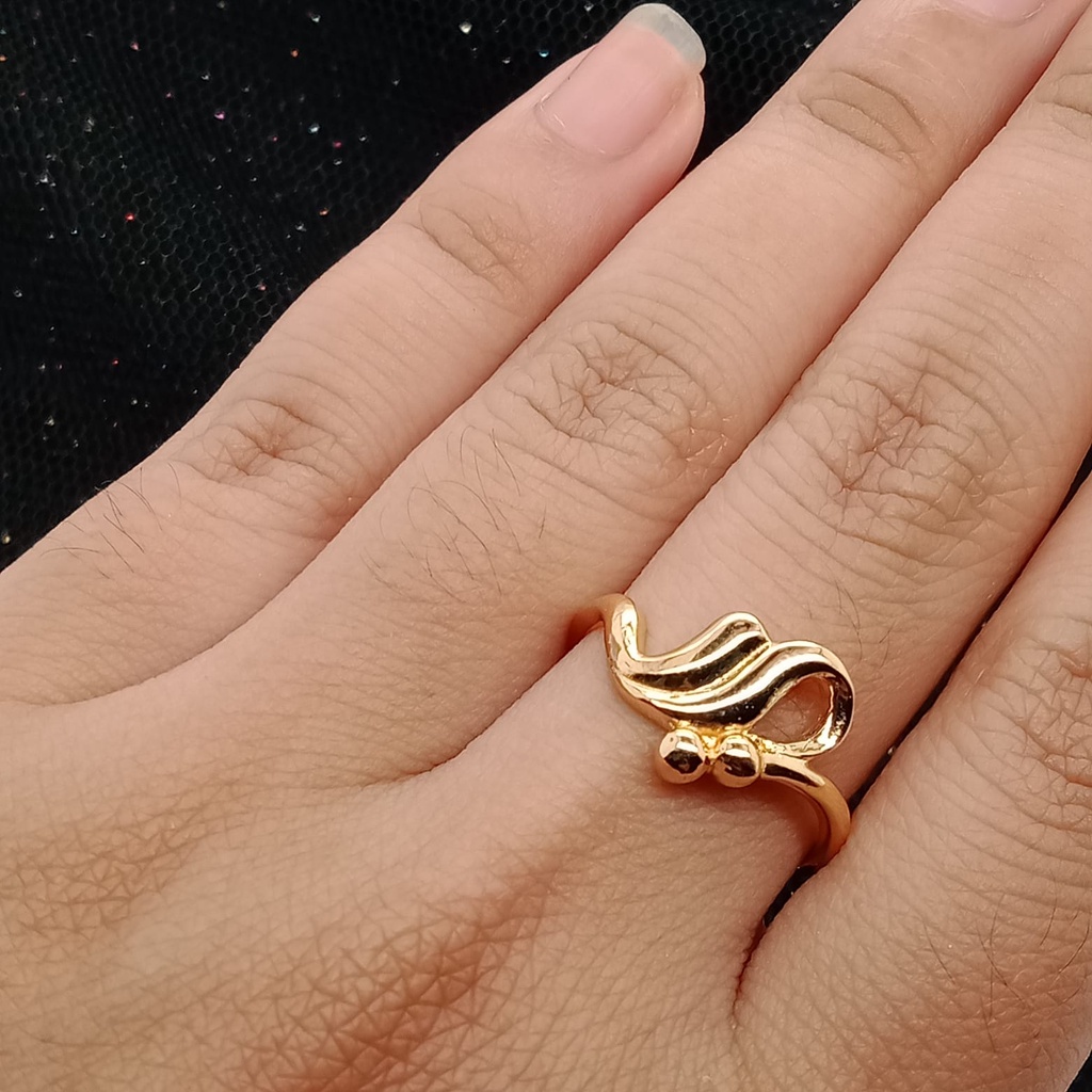 Cincin emas 17K - 2.1 gr kadar 750 - 3940