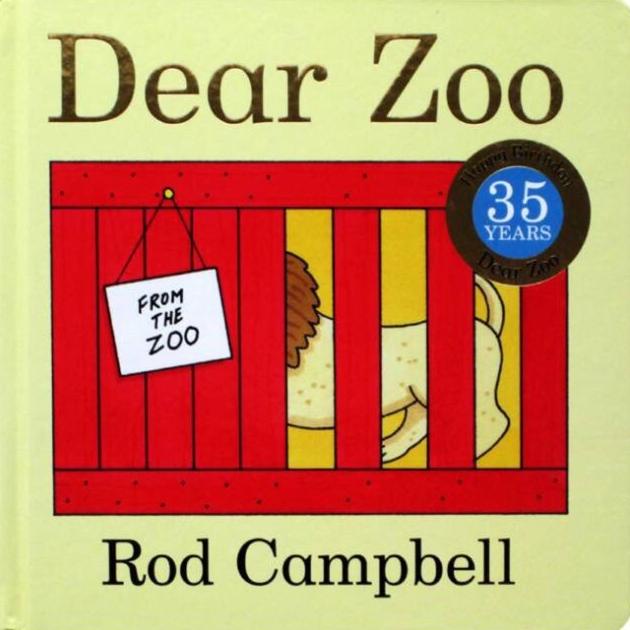 Dear Zoo A Lift-The-Flap Board Book Rod Campbell - Buku Import Anak