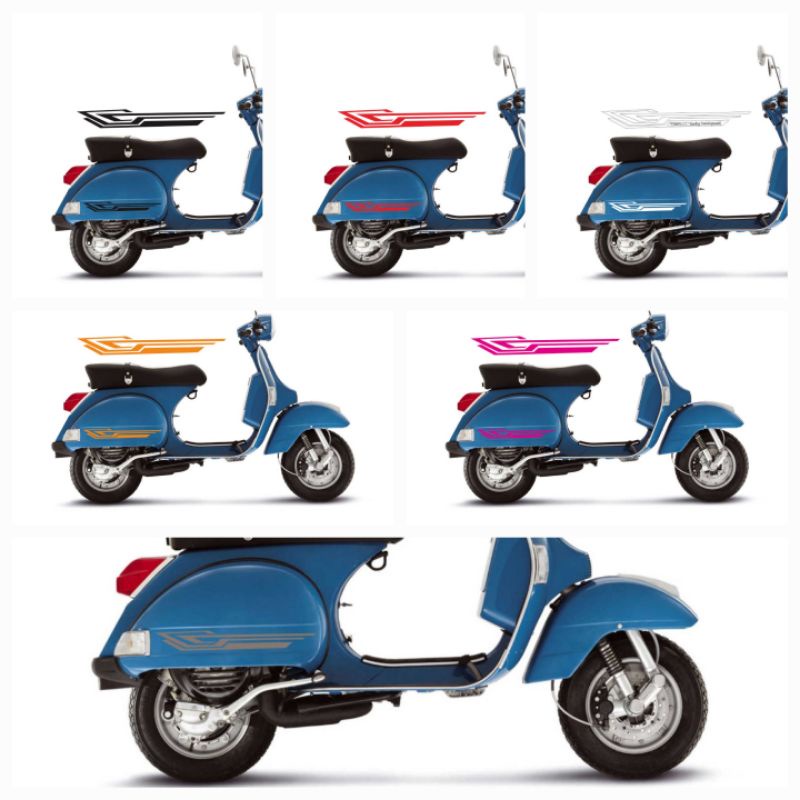 STICKER VESPA PX STICKER BOX VESPA STICKER VESPA PS STICKER VESPA EXCEL STICKER VESPA EXCLUSIVE