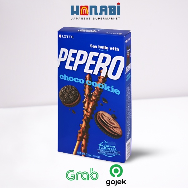 

Lotte Pepero Choco Cookie 32g - Biskuit Stik Salut Coklat Made In Korea