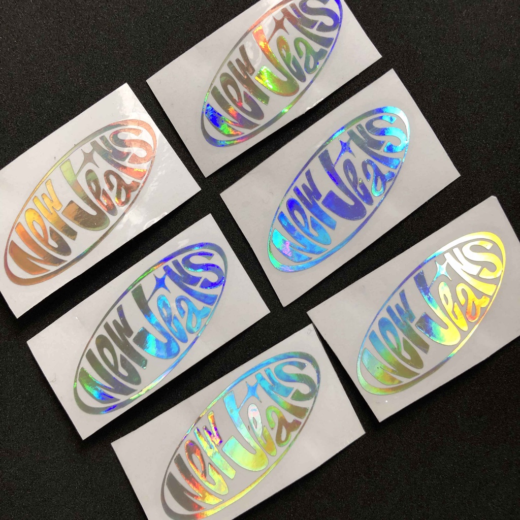 [kstuffind] NEW JEANS LOGO HOLOGRAM MURAH LOGO HOLO STIKER STICKER