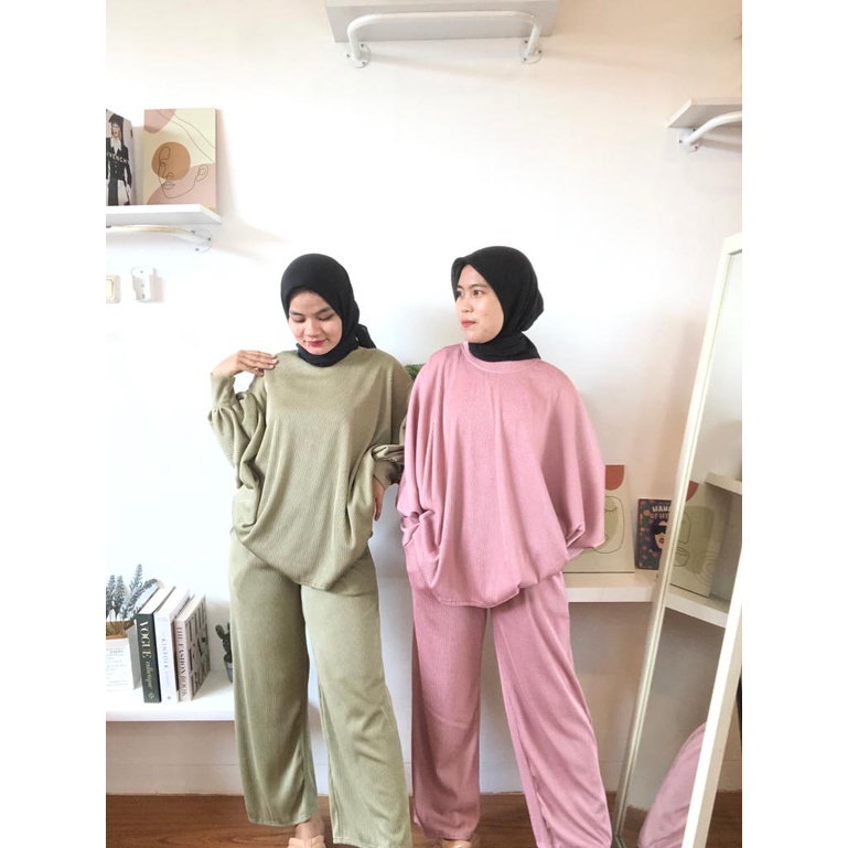 Lola Batwing Set ( Set Batwing ) s sampai xl jumbo