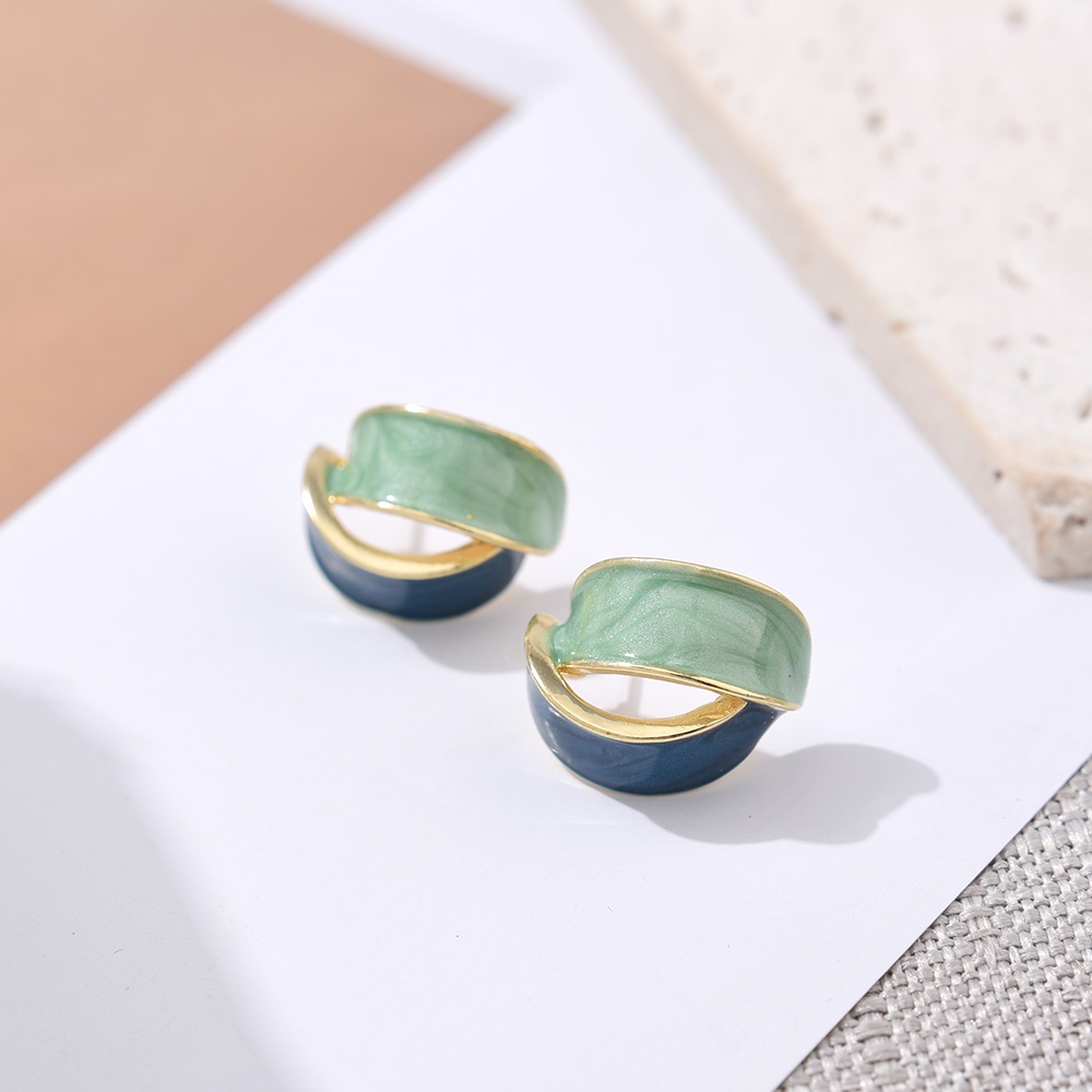 Anting Tusuk Gantung Wanita Desain Geometri Gaya Korea / Bohemian / Elegan / Simple Untuk Pesta / Pernikahan