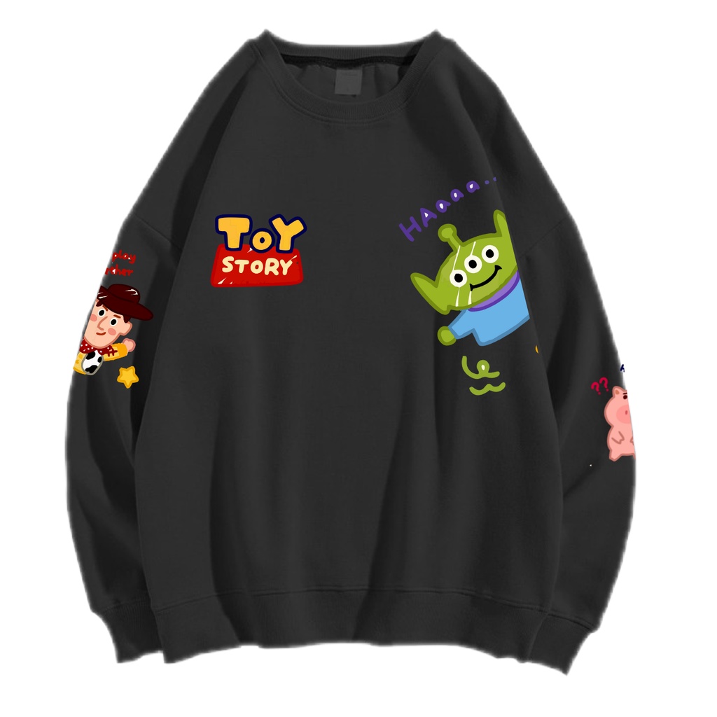 WOODY HAND SWEATER SWITER CREWNECK PRIA WANITA OVERSIZE Size M-XXL ANAIRA