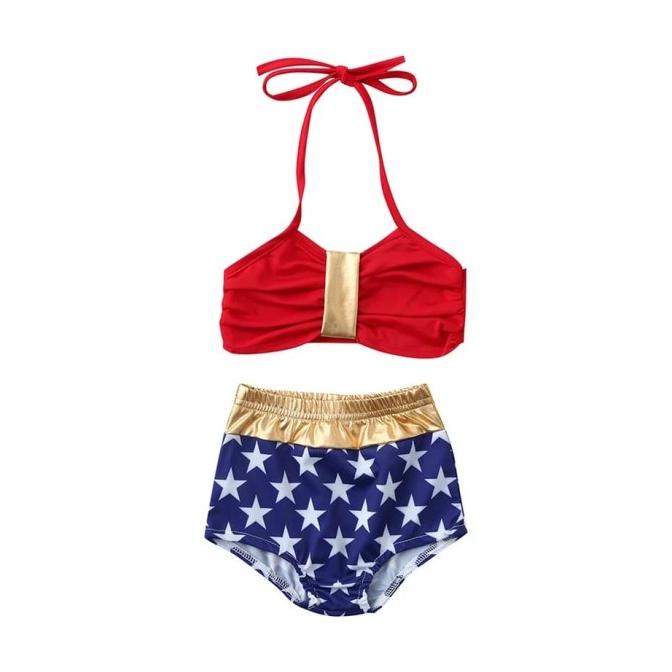 NEW SALE BIKINI BAYI PEREMPUAN WONDER WOMAN BAJU RENANG BABY IMPOR LIMITED EDITION