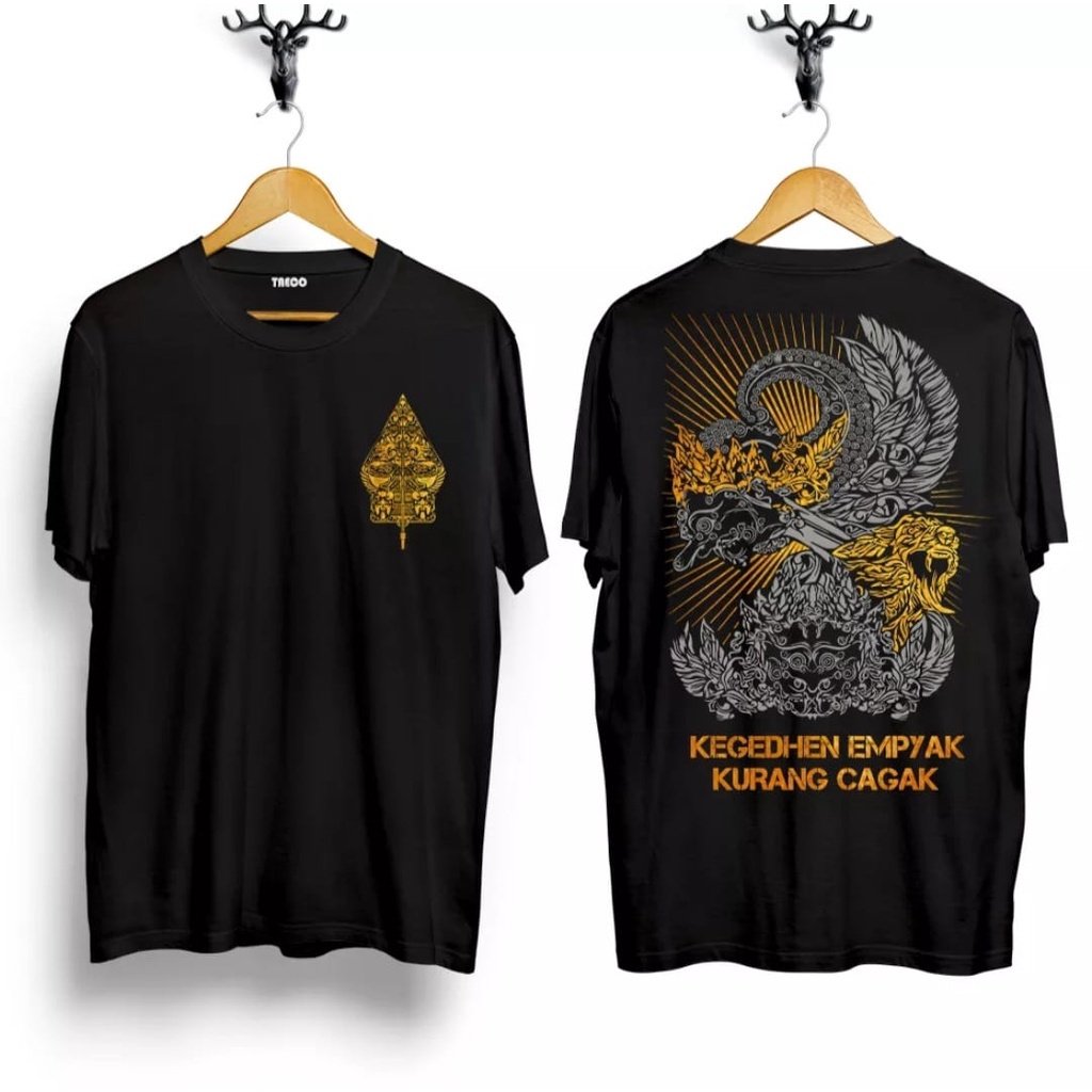 Promo Kaos Distro  Kaos Oblong  Kaos Sablon jawa  Kaos anjining aji saka / kaos wayang / kaos gatot 